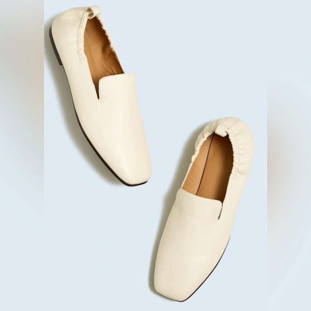 Madewell Prim Belgian Leather Loafers, size 10